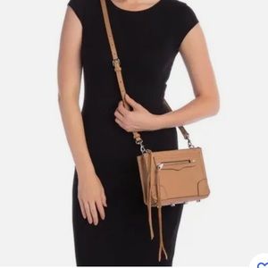 Rebecca Minkoff Regan Crossbody Bag in Tan Leather